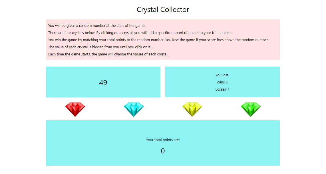 Crystal Collector